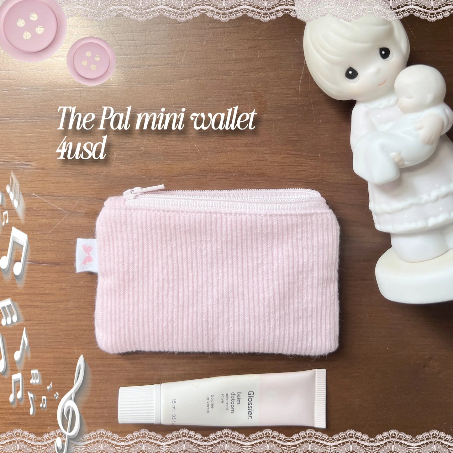 The Pal Mini Wallet (pink)