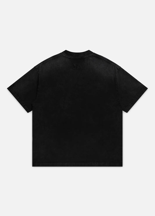 Metal Blur Tee - Washed Black