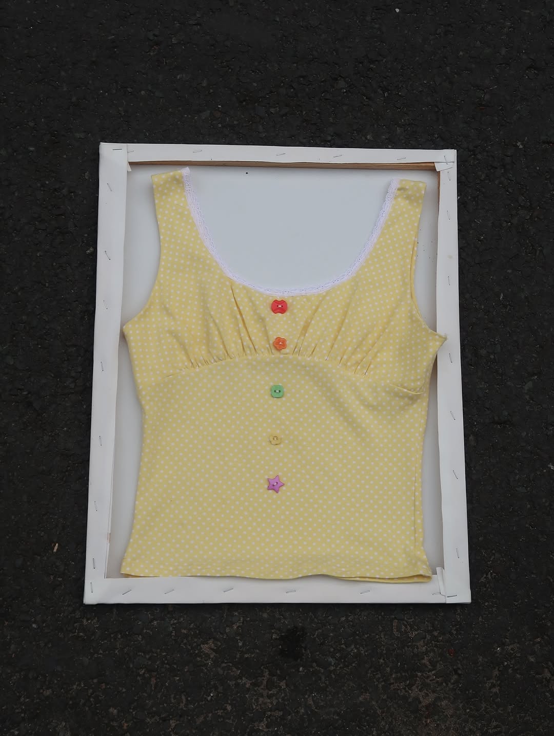 Polkadot Yellow Top