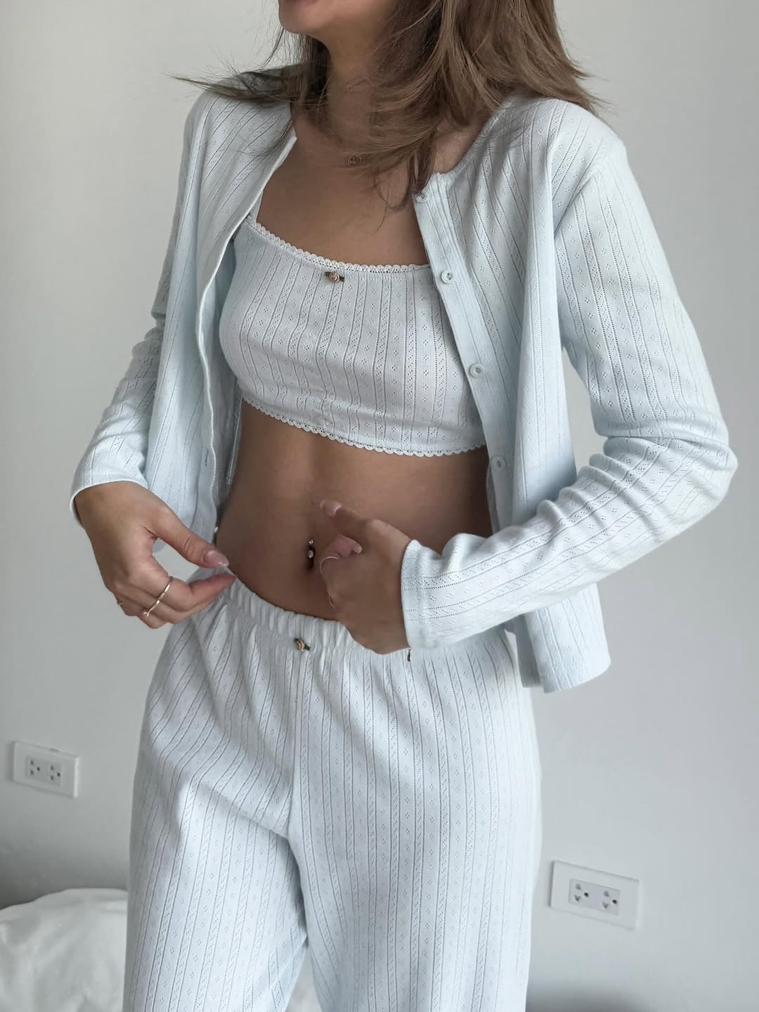 Blue Snow Sleepwear Set
