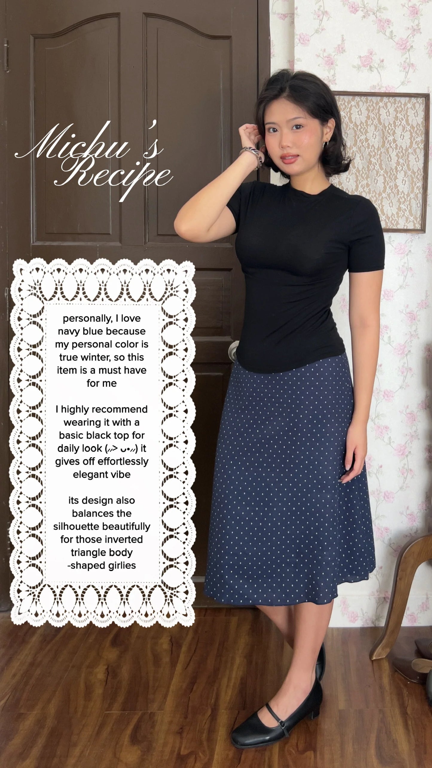 Polkadots Midi Skirt