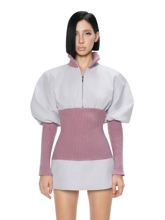 Ribbed Knit Dress