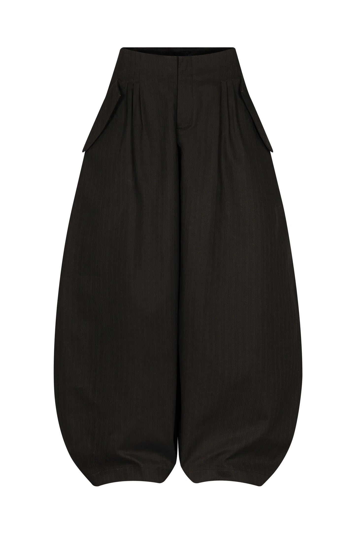 Black Bamboo Baggy Pants