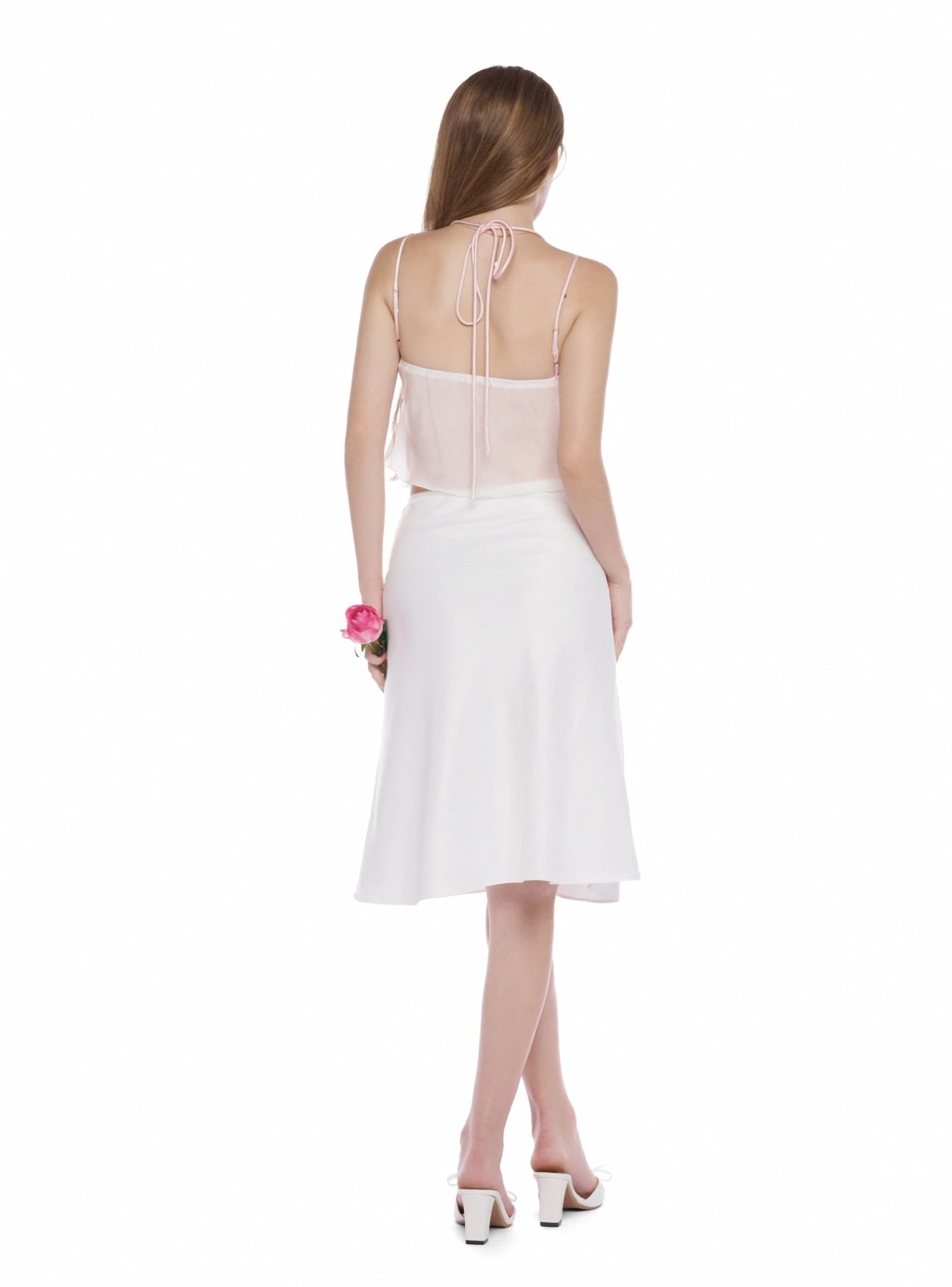 Heavenly Creme Silky Skirt