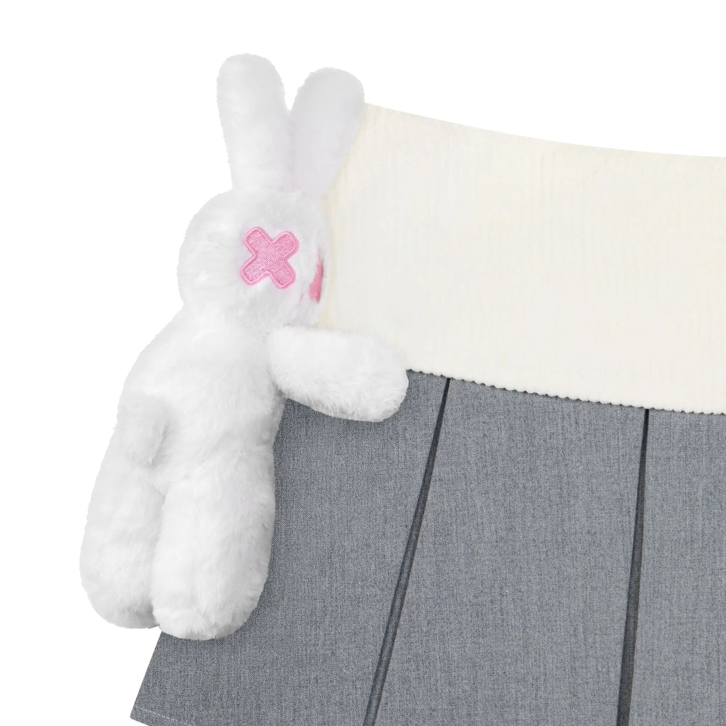 Chillin Rabbit Skirt - Grey