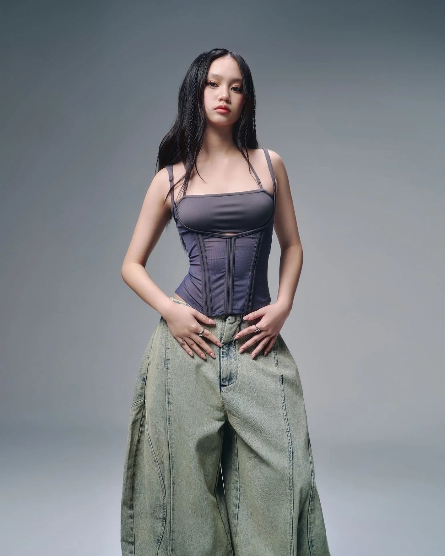 Melios Mesh Top - Blue