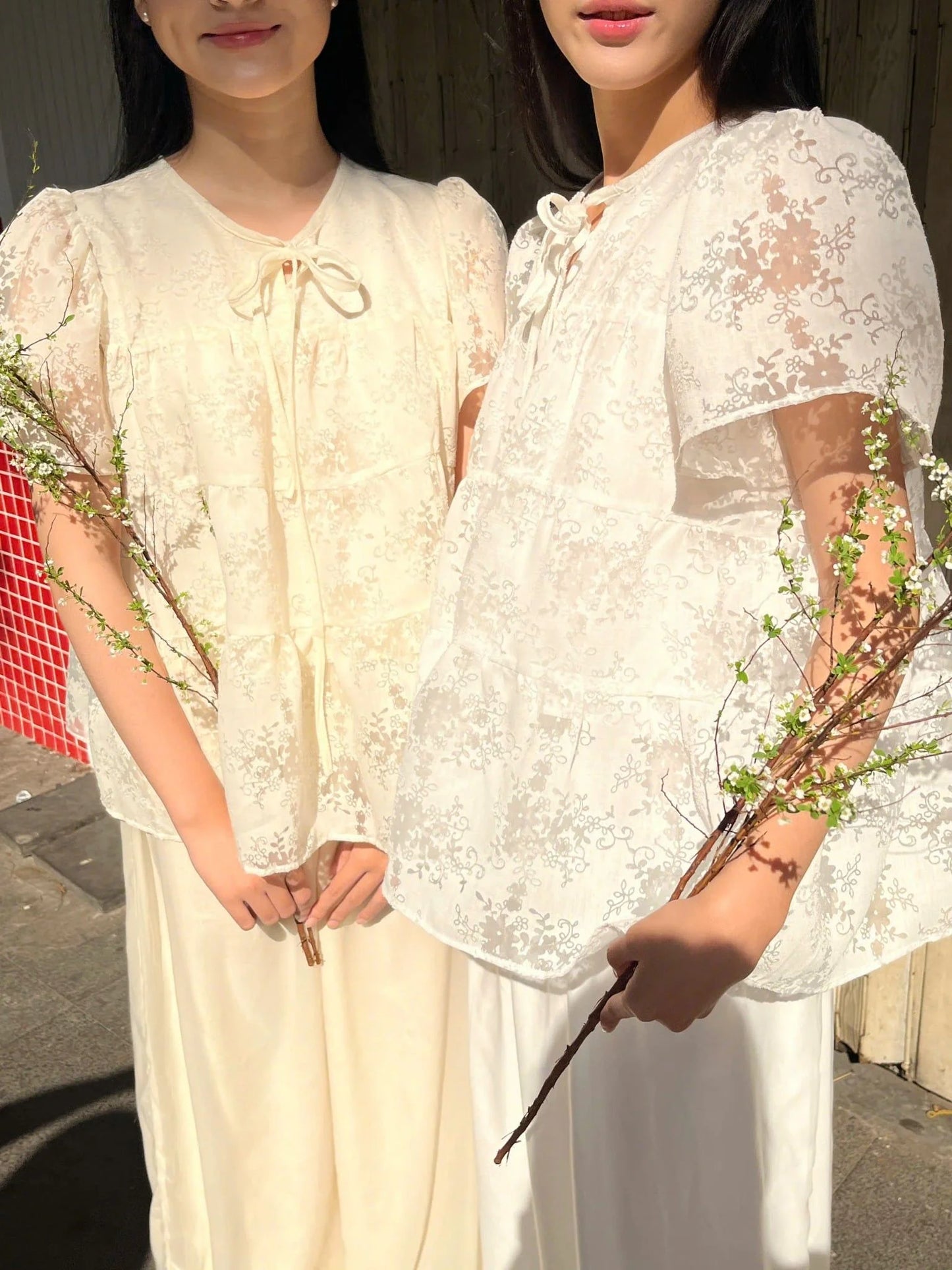 May Cream Top