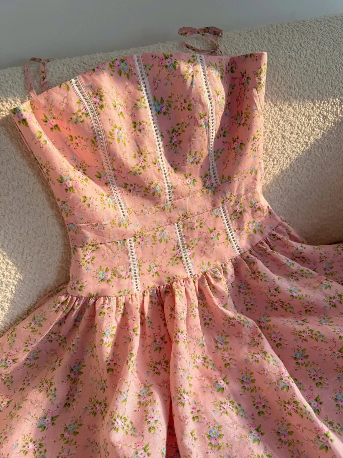 Jolie Mini Dress – Blush Meadow
