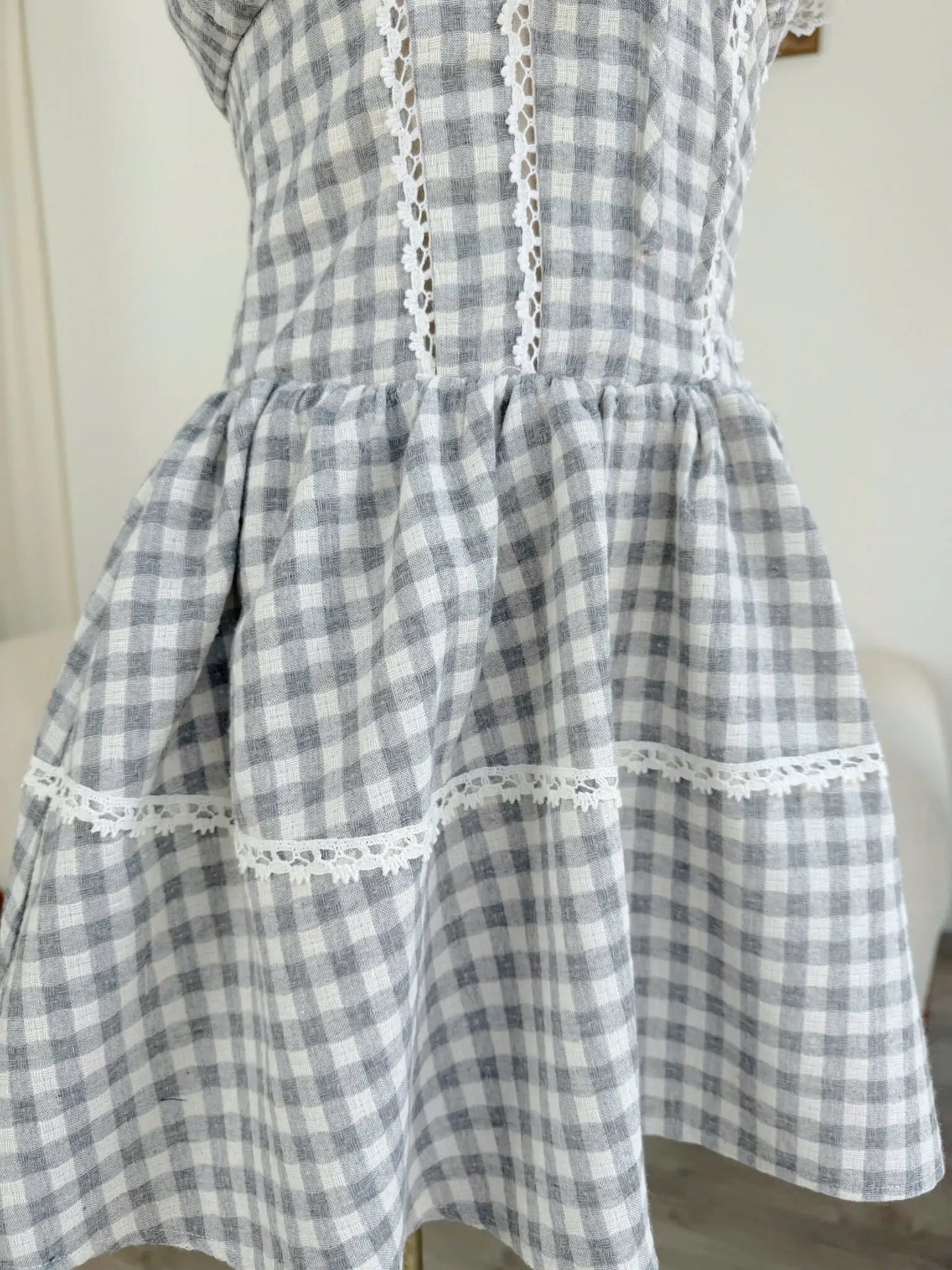 Alina Dress – Moonlight Check