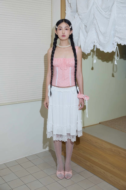 Jane Pink Dot Top