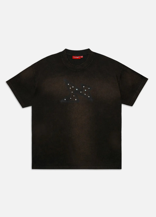 Shadow Pigment Washed Tee - Brown