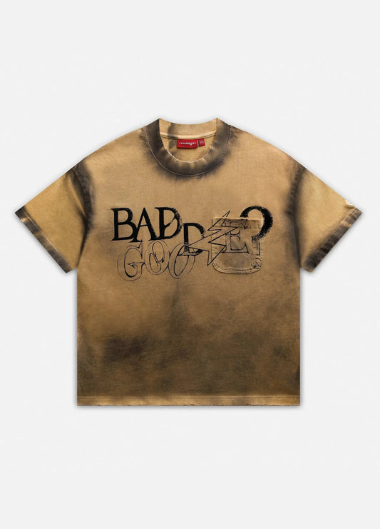 Pocket G&B Tee - Washed Brown