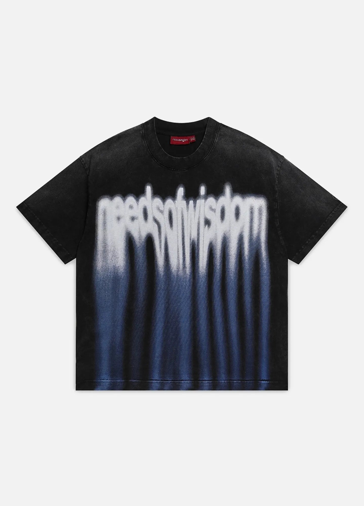 Metal Blur Tee - Washed Black