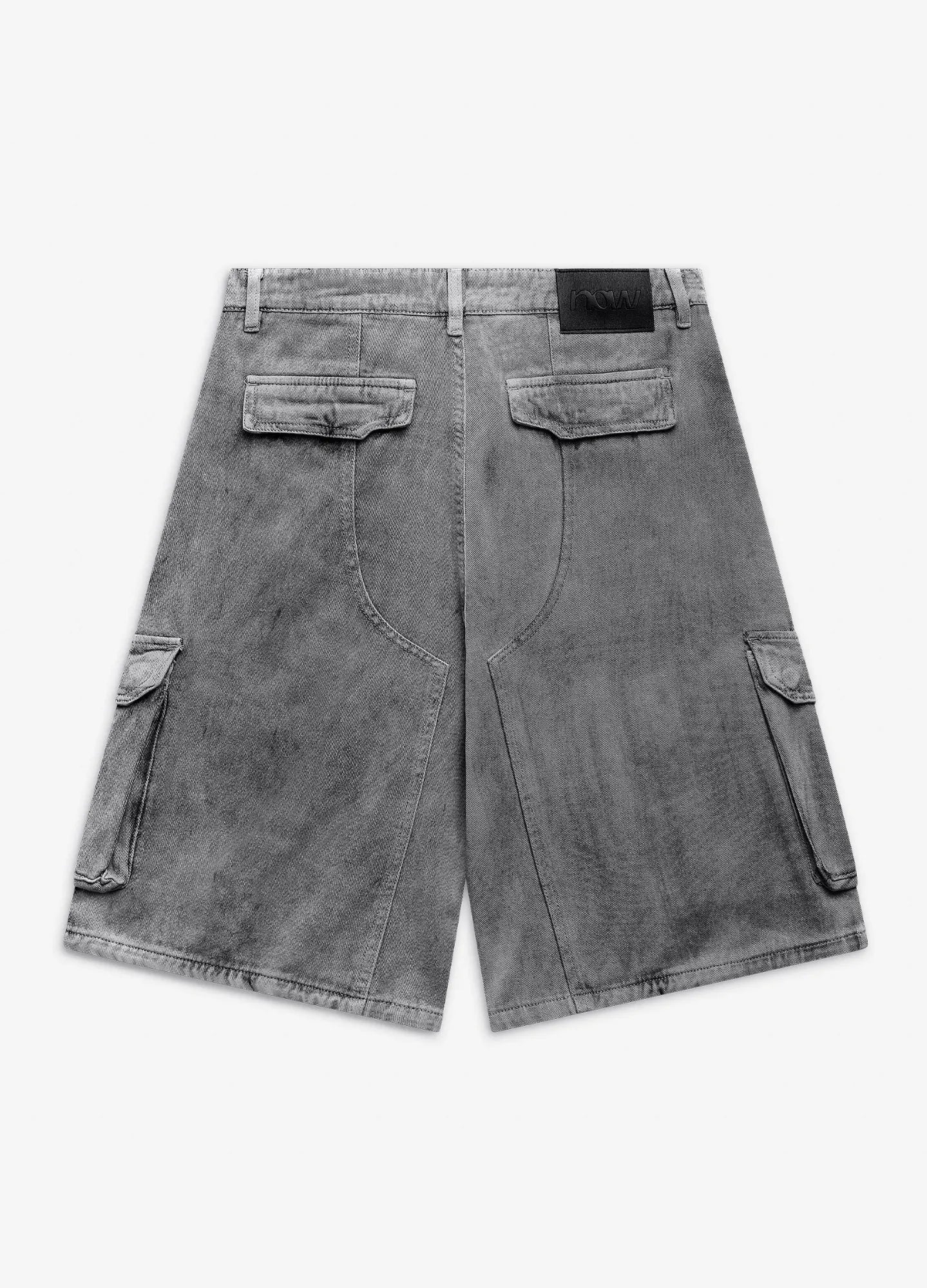 Dust Cargo Jorts - Washed Grey