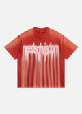 Metal Blur Tee - Washed Red