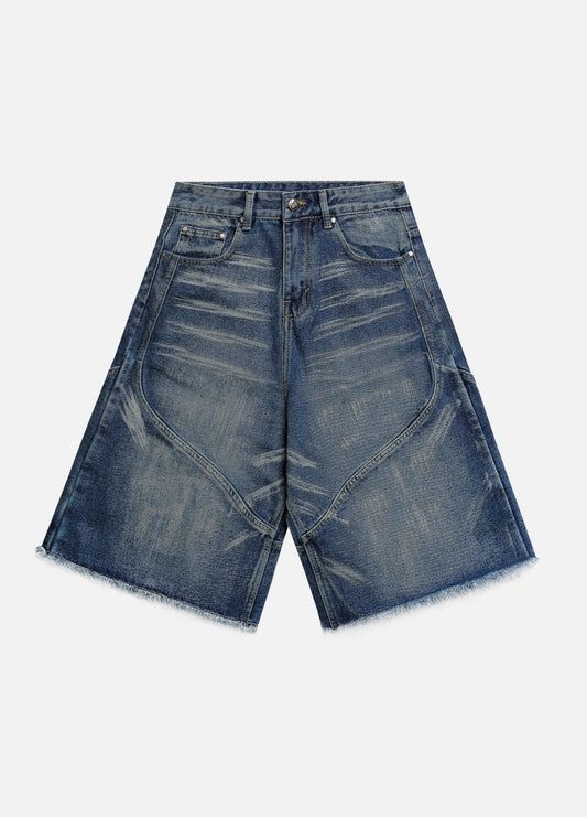 Rebel Edge Jorts - Washed Blue