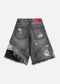 Rebel Edge Jorts - Washed Black
