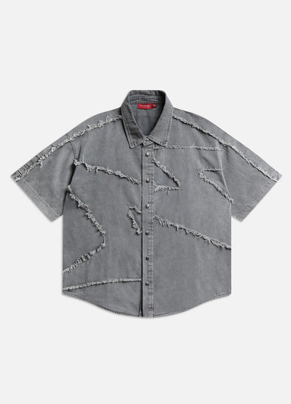Denim Shirts - Grey