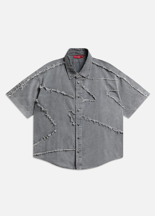 Denim Shirts - Grey