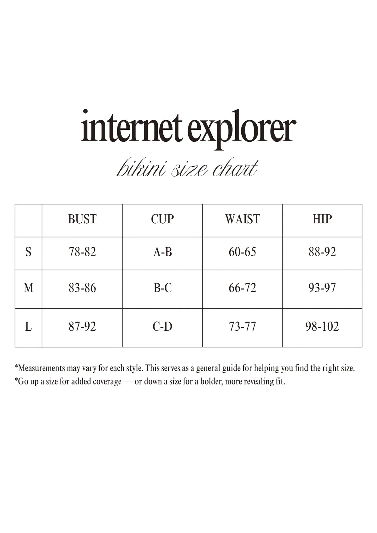 Size guide