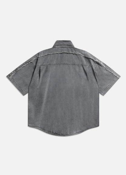 Denim Shirts - Grey
