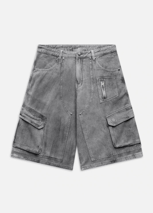 Dust Cargo Jorts - Washed Grey