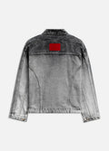 Contoured Denim Jacket - Grey