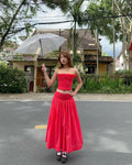Berry Tube Top & Maxi Skirt