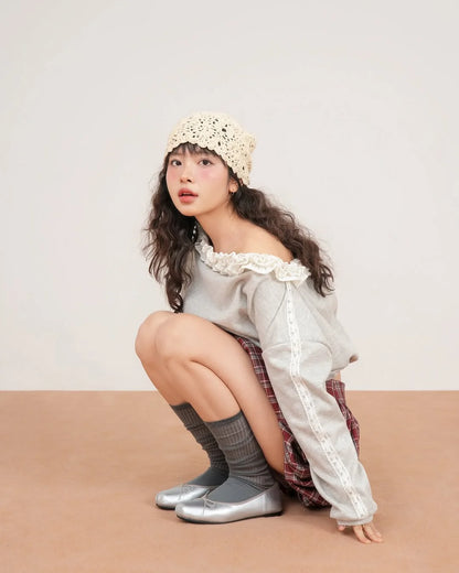 Oliver Ruffle Sweatshirt