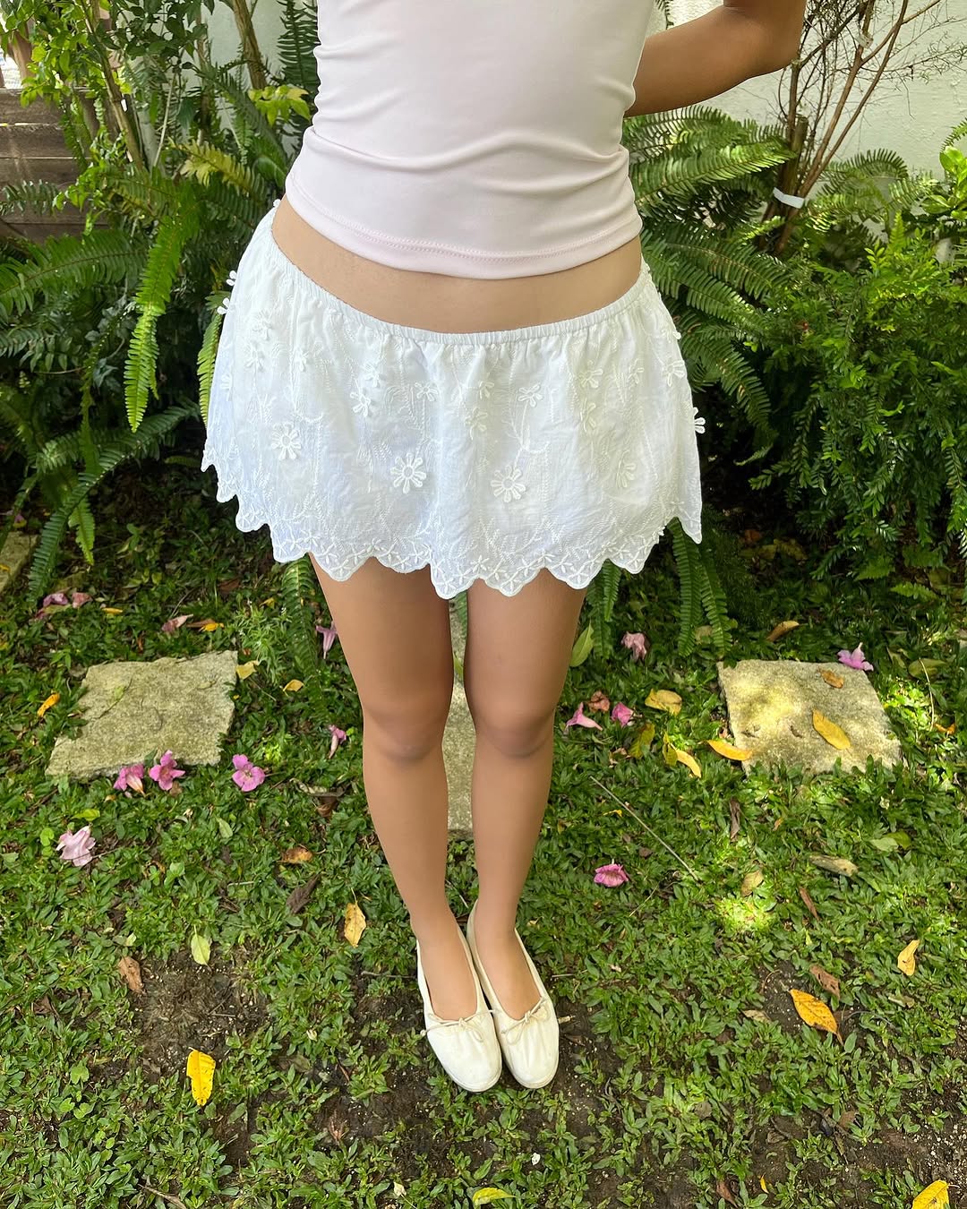 Lace Mini Skirt