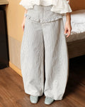 Striped Denim Pants