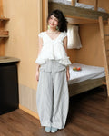 Striped Denim Pants