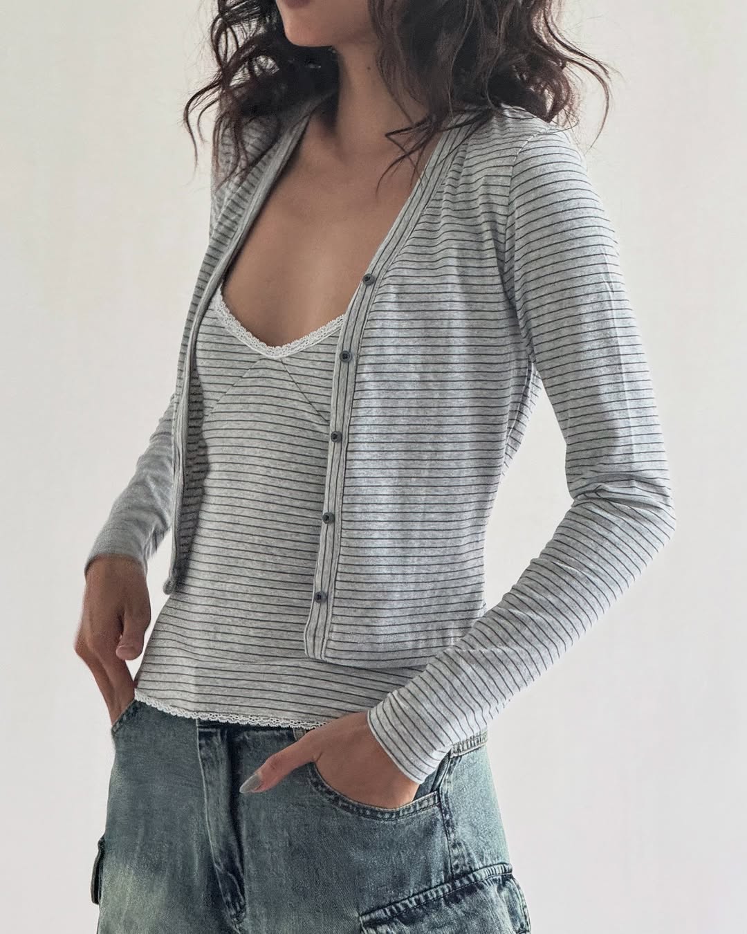 Striped Cardigan