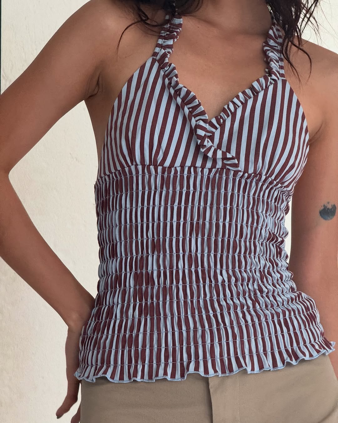 Striped Halter