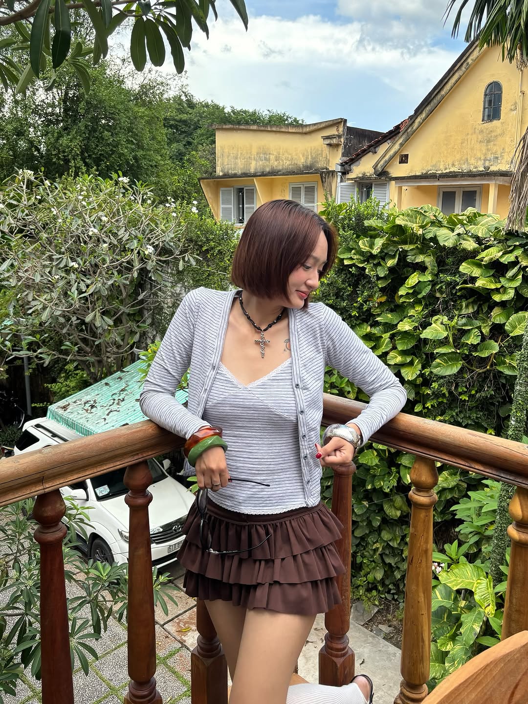 Striped Cardigan