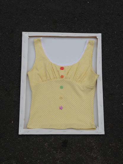 Polkadot Yellow Top