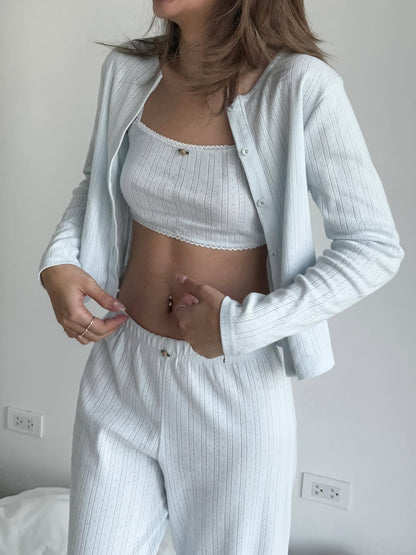 Blue Snow Sleepwear Set