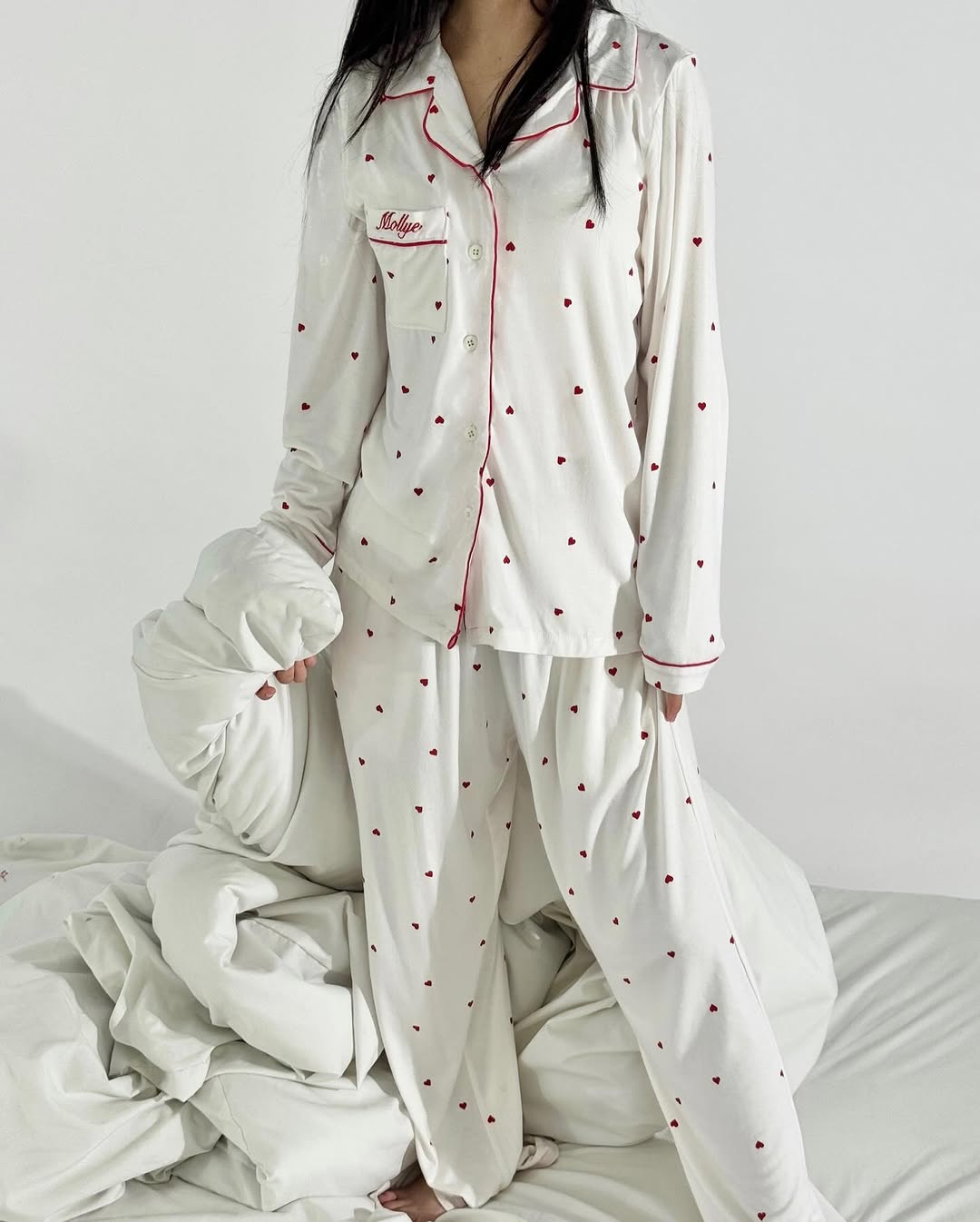 White Comfort Pajamas