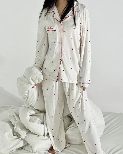 White Comfort Pajamas