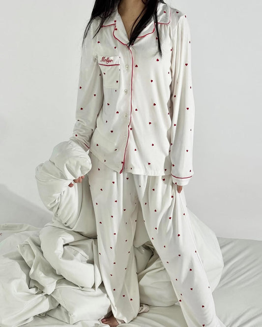 White Comfort Pajamas