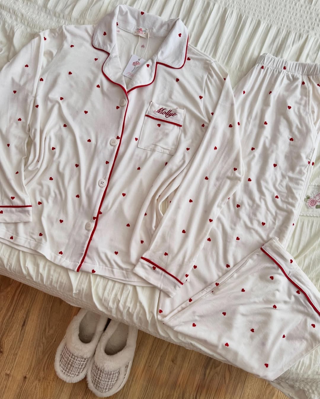 White Comfort Pajamas