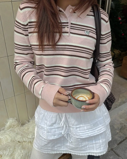 Polo Striped Knit Sweater