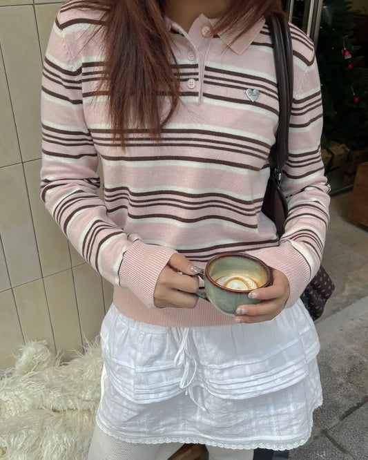 Polo Striped Knit Sweater