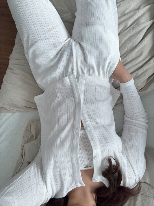 White Snow Sleepwear Set