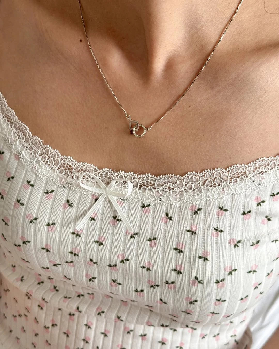 Pink Floral Sleepwear Set