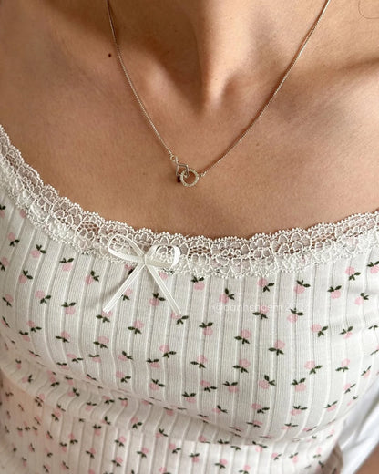 Pink Floral Sleepwear Set