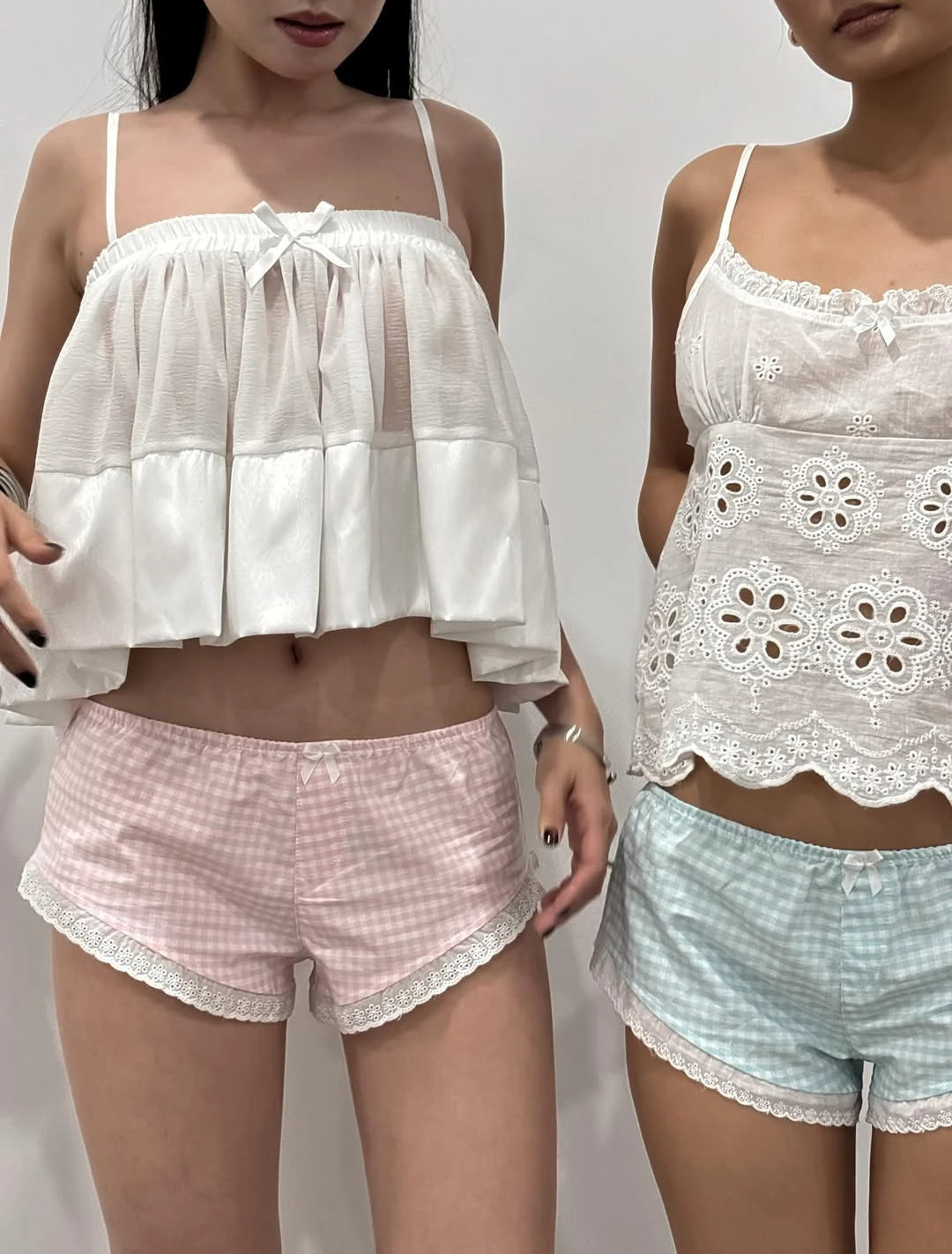 Gingham Mini Pant