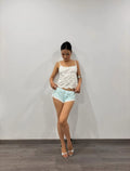 Gingham Mini Pant