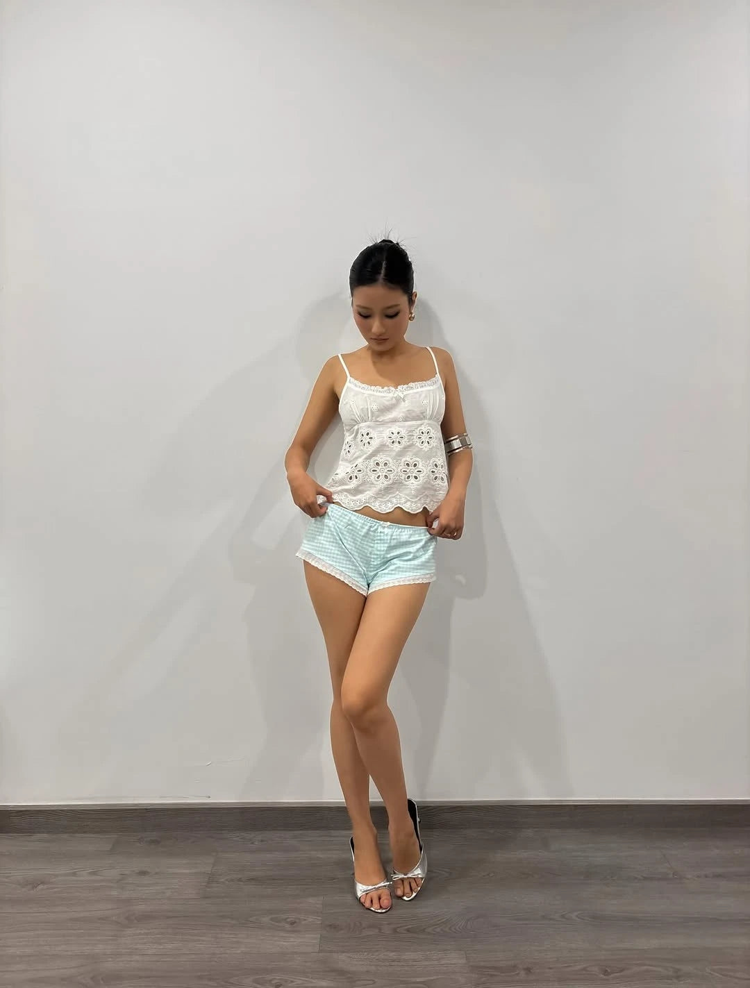 Gingham Mini Pant