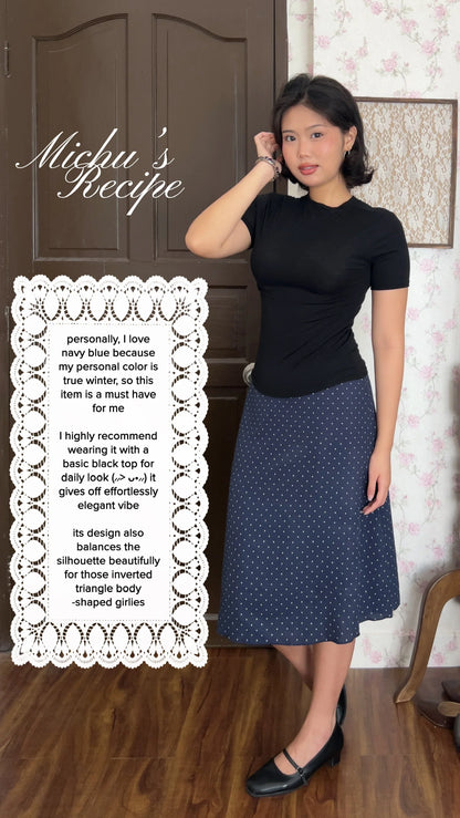 Polkadots Midi Skirt